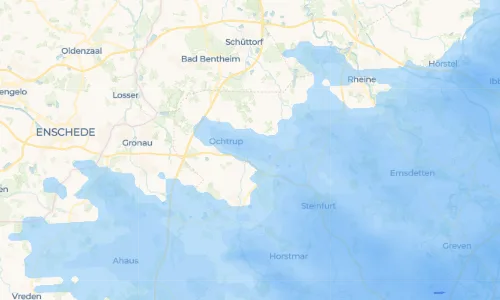 Regenradar Vorschaubild - Aktuelle Niederschläge in Langenhorst und Umgebung