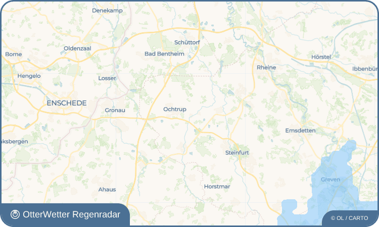 OtterWetter Regenradar-Widget Langenhorst