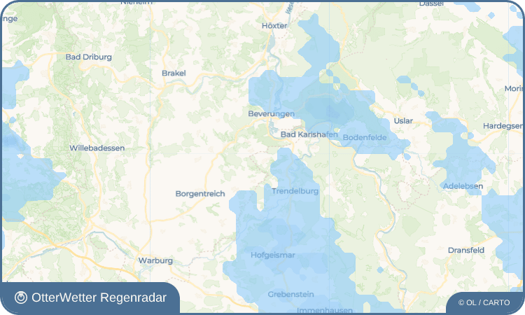 OtterWetter Regenradar-Widget Langenthal