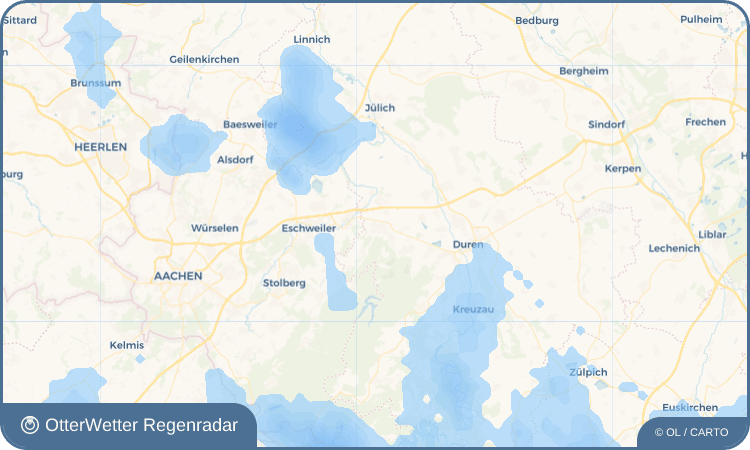 OtterWetter Regenradar-Widget Langerwehe