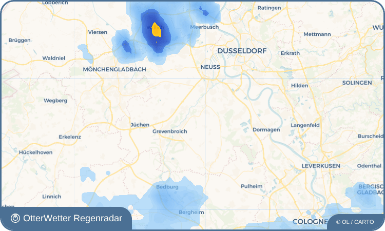 OtterWetter Regenradar-Widget Langwaden