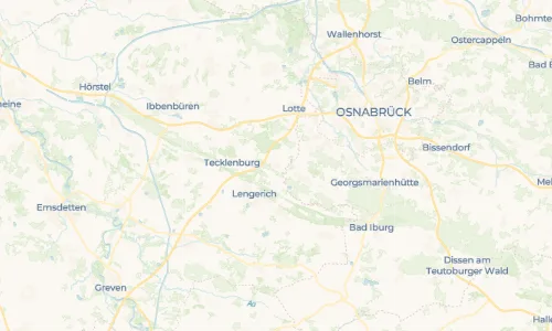 Regenradar Leeden: aktuelle Niederschläge in Leeden und Umgebung, Stand 25. Oktober 2026 um 22:45 Uhr