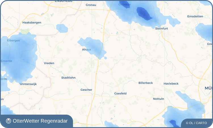 Wetter-Widget-Vorschau mit Vorhersagedaten für Legden