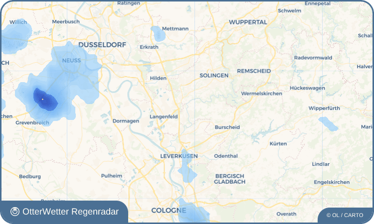 OtterWetter Regenradar-Widget Leichlingen