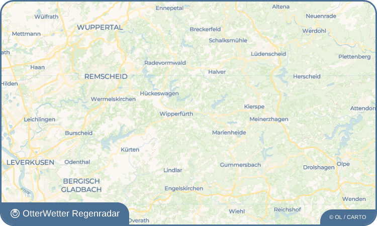 OtterWetter Regenradar-Widget Lendringhausen