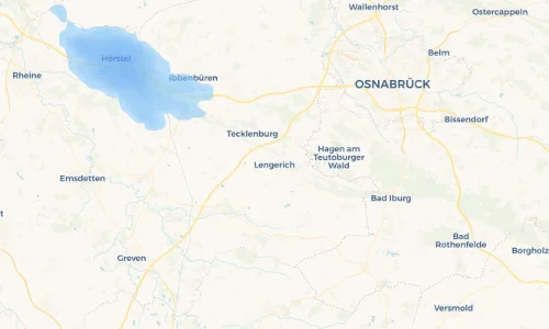 Regenradar Vorschaubild - Aktuelle Niederschläge in Lengerich und Umgebung