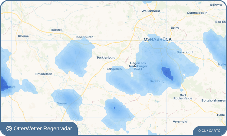 OtterWetter Regenradar-Widget Lengerich