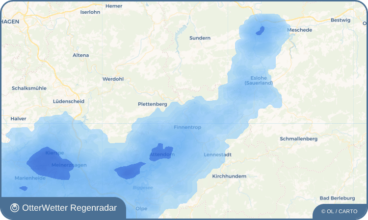 OtterWetter Regenradar-Widget Lenhausen