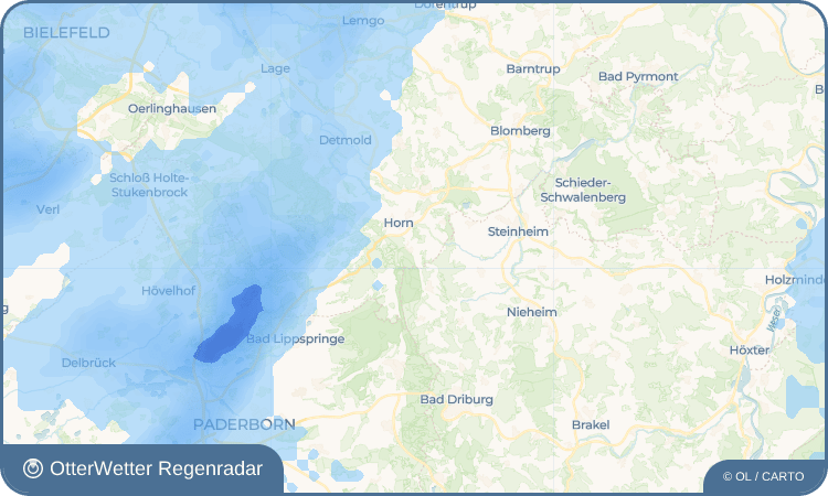 OtterWetter Regenradar-Widget Leopoldstal