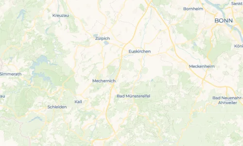 Regenradar Lessenich: aktuelle Niederschläge in Lessenich und Umgebung, Stand 21. Oktober 2026 um 4:50 Uhr