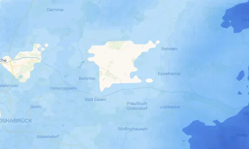 Regenradar Vorschaubild - Aktuelle Niederschläge in Levern und Umgebung