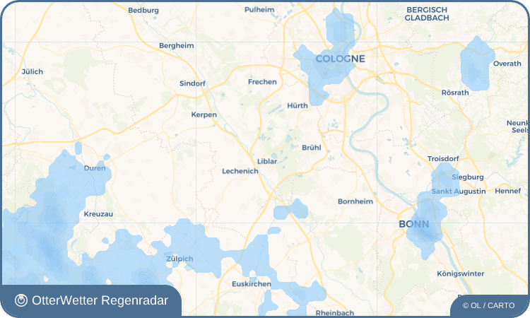 OtterWetter Regenradar-Widget Liblar