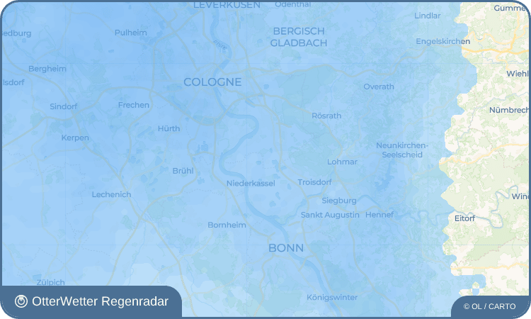 OtterWetter Regenradar-Widget Libur