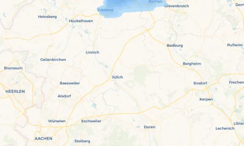 Regenradar Vorschaubild - Aktuelle Niederschläge in Lich-Steinstraß und Umgebung