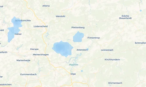 Regenradar Vorschaubild - Aktuelle Niederschläge in Lichtringhausen und Umgebung