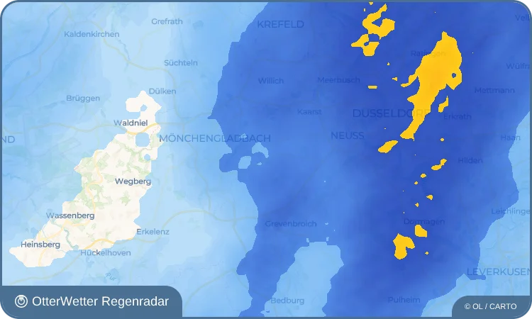 Wetter-Widget-Vorschau mit Vorhersagedaten für Liedberg