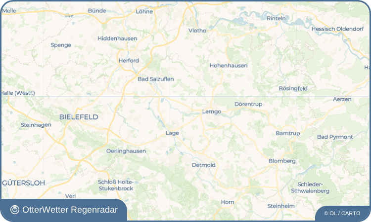 OtterWetter Regenradar-Widget Lieme