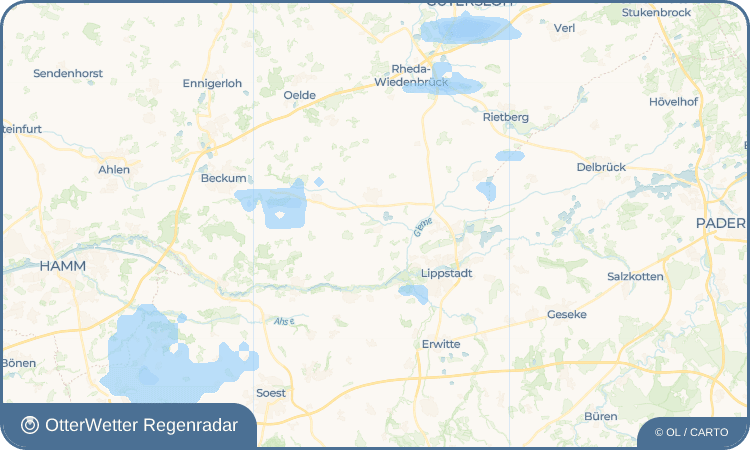 OtterWetter Regenradar-Widget Liesborn