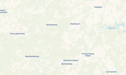 Regenradar-Vorschau: aktuelle Niederschläge in Liesen und Umgebung