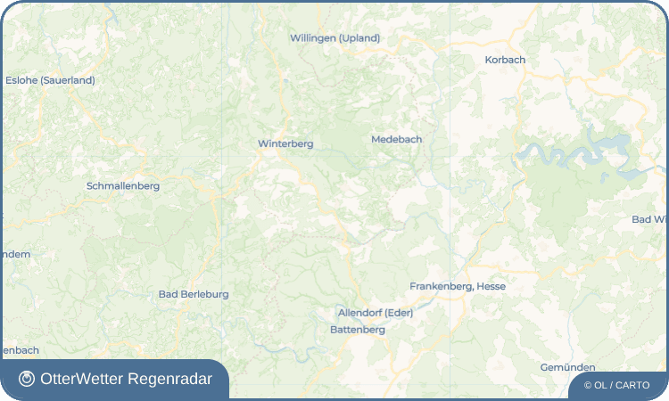 OtterWetter Regenradar-Widget Liesen