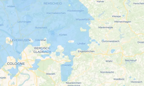 Regenradar Vorschaubild - Aktuelle Niederschläge in Linde und Umgebung