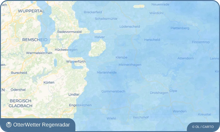 Widget-Vorschau für Linge Wetter-Widget-Vorschau mit Vorhersagedaten für Linge