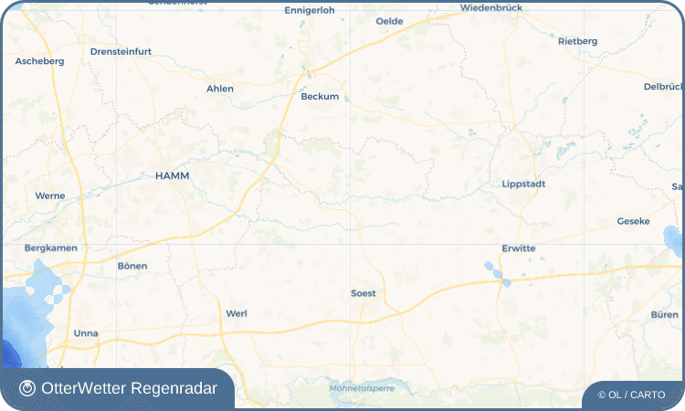 OtterWetter Regenradar-Widget Lippetal