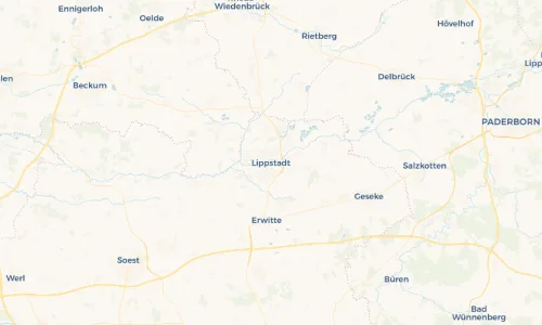 Regenradar Vorschaubild - Aktuelle Niederschläge in Lippstadt und Umgebung