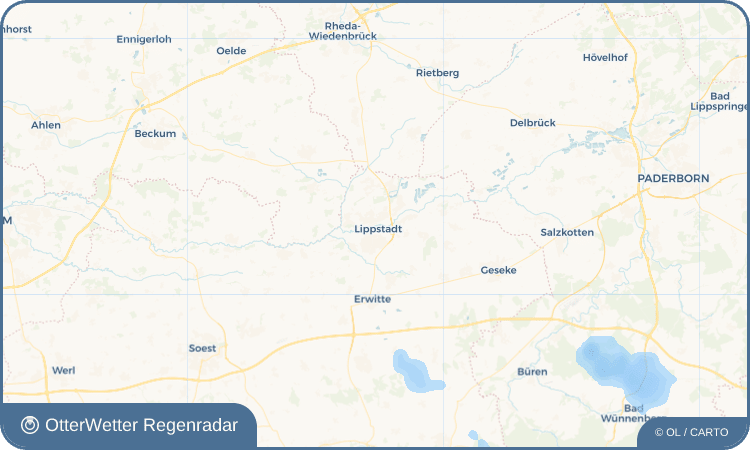 OtterWetter Regenradar-Widget Lippstadt