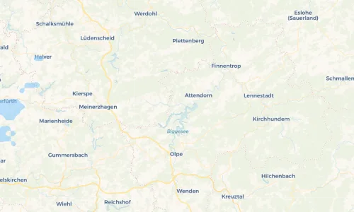 Regenradar Vorschaubild - Aktuelle Niederschläge in Listerscheid und Umgebung