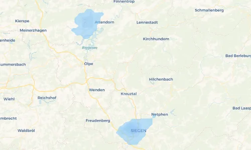 Regenradar Vorschaubild - Aktuelle Niederschläge in Littfeld und Umgebung
