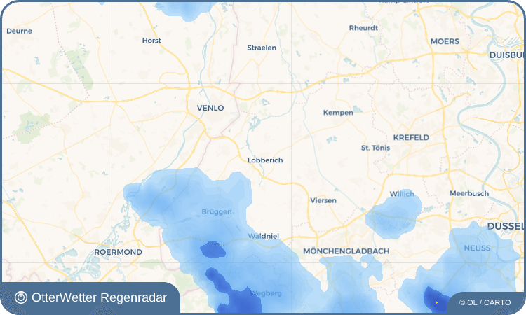 OtterWetter Regenradar-Widget Lobberich