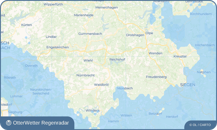 Widget-Vorschau für Löffelsterz Wetter-Widget-Vorschau mit Vorhersagedaten für Löffelsterz