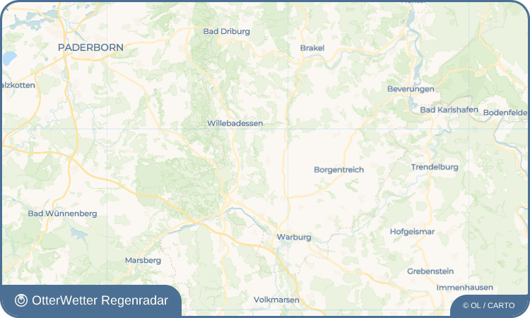 OtterWetter Regenradar-Widget Löwen