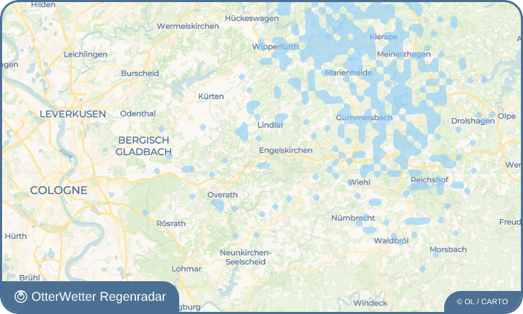 OtterWetter Regenradar-Widget Loope
