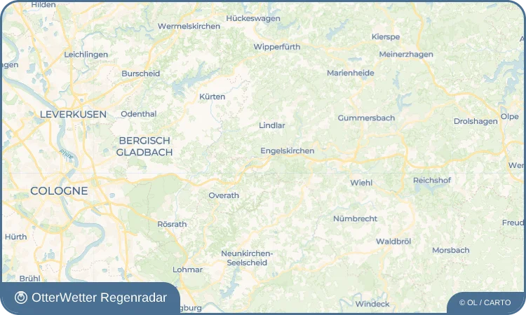 Wetter-Widget-Vorschau mit Vorhersagedaten für Loope
