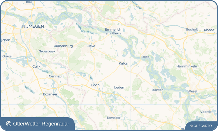 Wetter-Widget-Vorschau mit Vorhersagedaten für Louisendorf