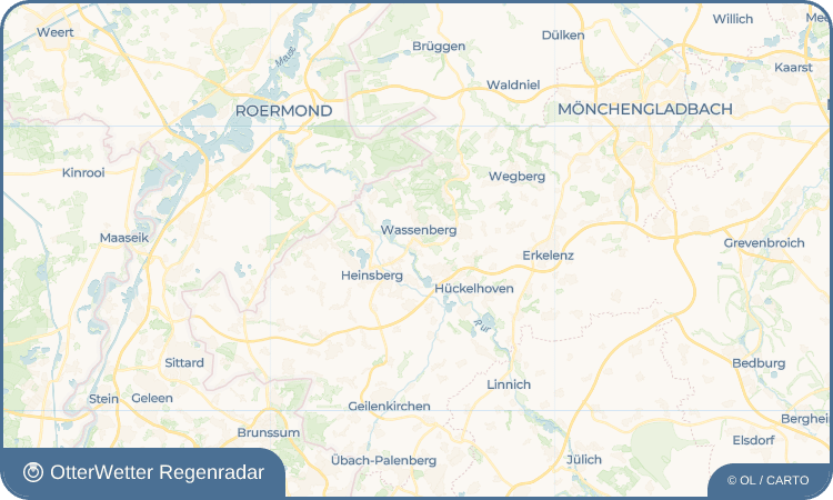 OtterWetter Regenradar-Widget Luchtenberg