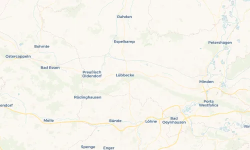 Regenradar Vorschaubild - Aktuelle Niederschläge in Lübbecke und Umgebung