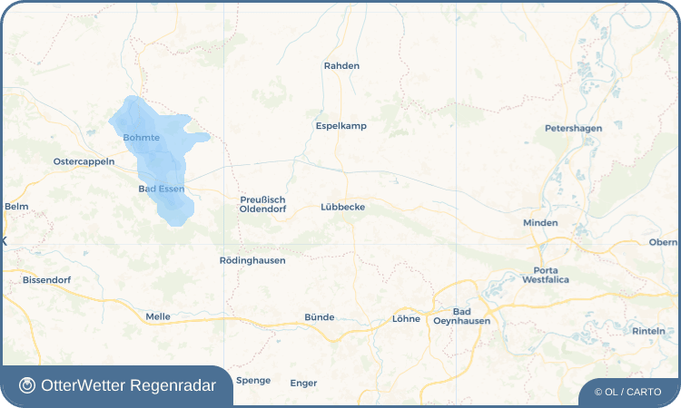 Widget-Vorschau für Lübbecke Wetter-Widget-Vorschau mit Vorhersagedaten für Lübbecke
