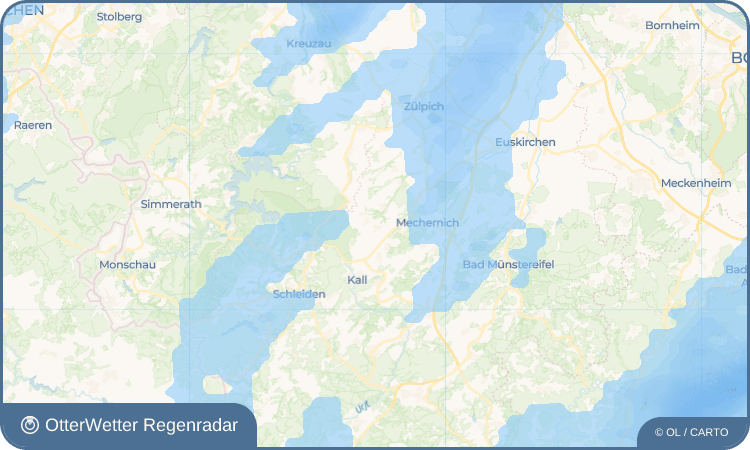 OtterWetter Regenradar-Widget Lückerath