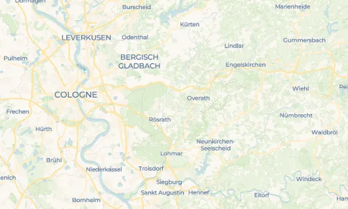 Regenradar Lüderich: aktuelle Niederschläge in Lüderich und Umgebung, Stand 25. Oktober 2026 um 1:25 Uhr