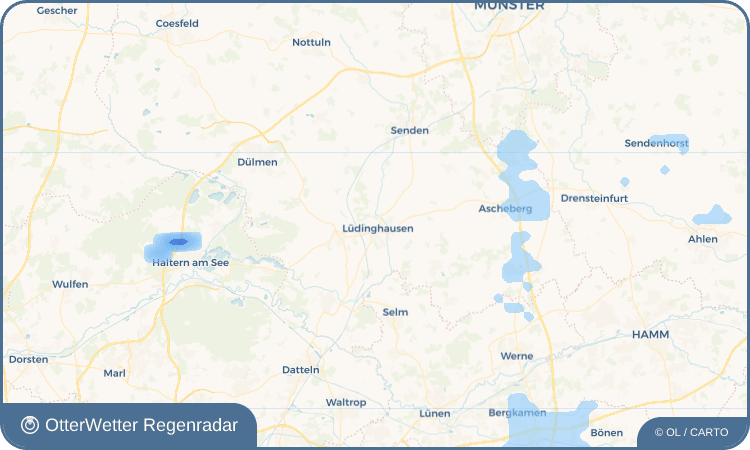 Wetter-Widget-Vorschau mit Vorhersagedaten für Lüdinghausen