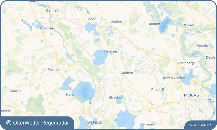 OtterWetter Regenradar-Widget Lüllingen
