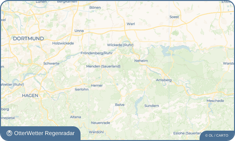 OtterWetter Regenradar-Widget Lürbke