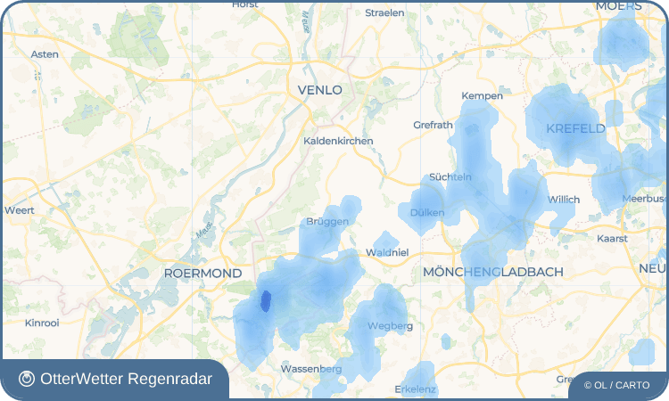 OtterWetter Regenradar-Widget Lüttelbracht