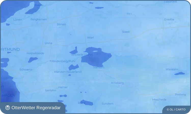 Widget-Vorschau für Lüttringen Wetter-Widget-Vorschau mit Vorhersagedaten für Lüttringen