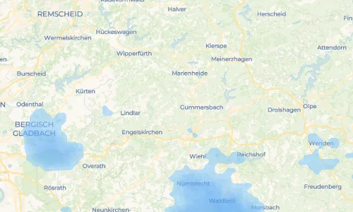 Regenradar Vorschaubild - Aktuelle Niederschläge in Lützinghausen und Umgebung