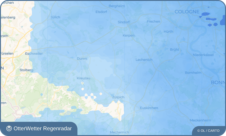 OtterWetter Regenradar-Widget Lüxheim
