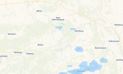 Regenradar Vorschaubild - Aktuelle Niederschläge in Madfeld und Umgebung